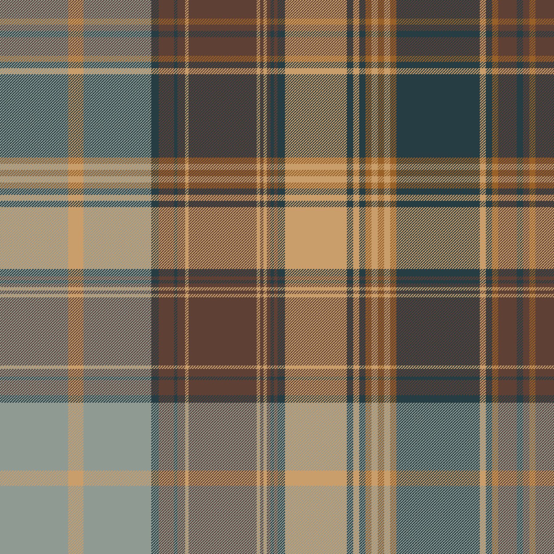 1800x1800 Autumn Plaid Wallpaper Cozy Style for Living Room
