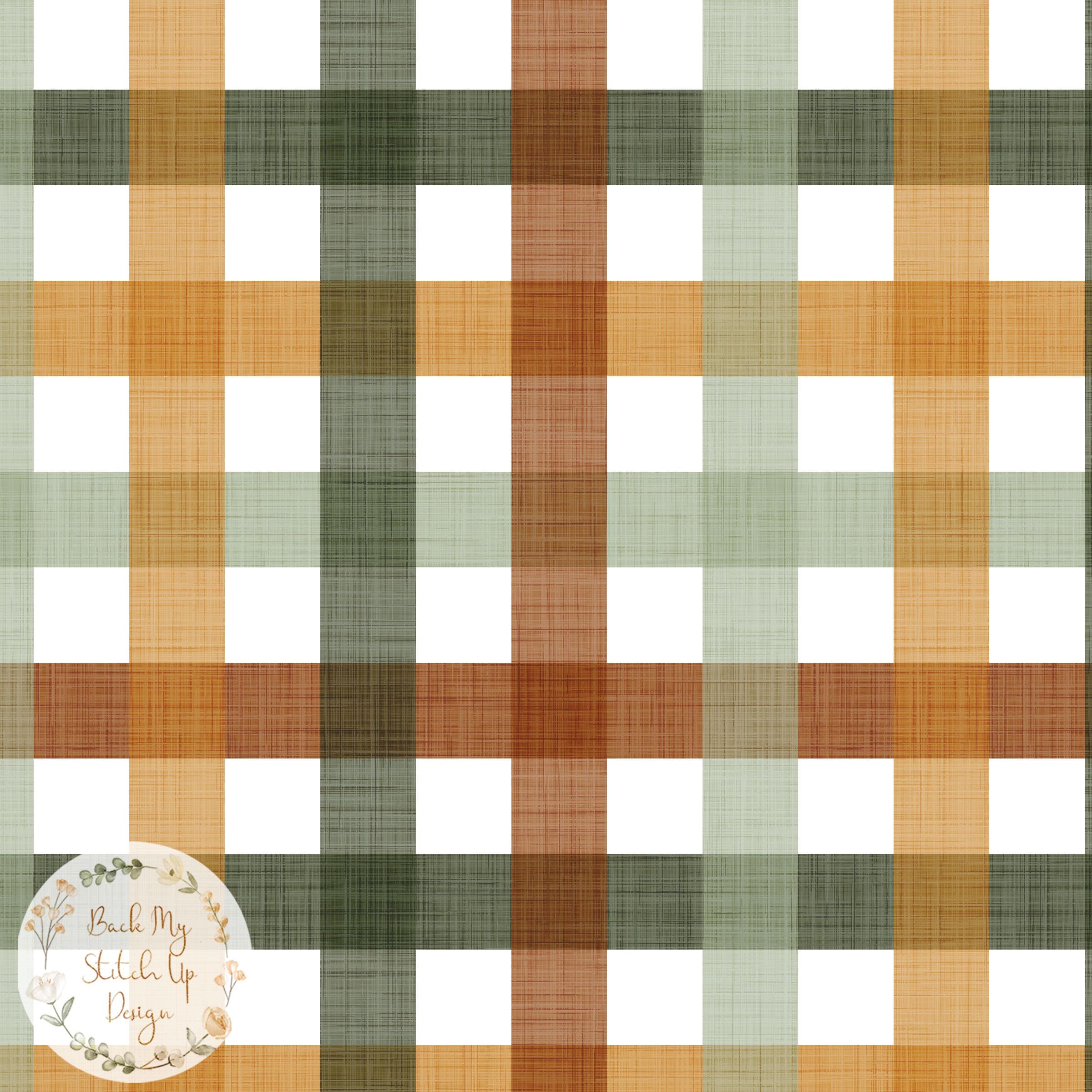 2400x2400 Fall Plaid Seamless Pattern, Autumn Gingham Surface Pattern, Fall Plaid Digital Download, Fall Tartan Commercial Licence, Non Exclusive
