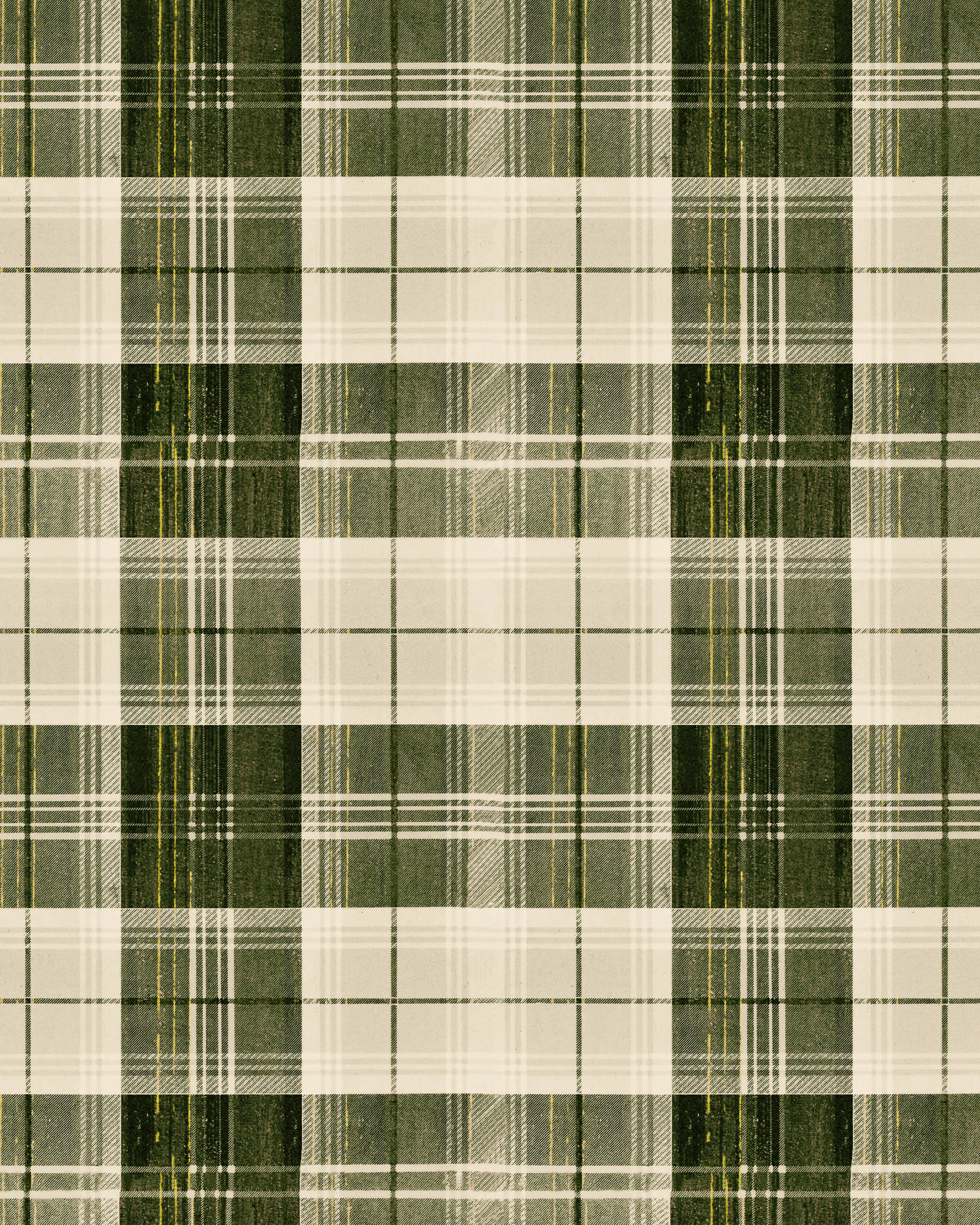2000x2500 COUNTRYSIDE PLAID Leather Wallpaper MINDTHEGAP Brown Classic Plaid