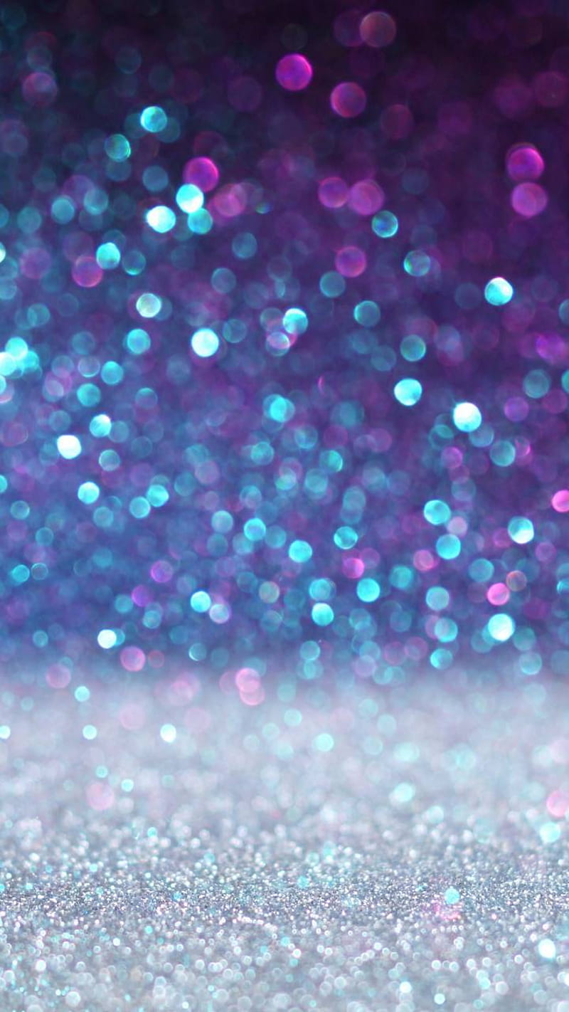 800x1422 Glitter, blue, purple, shiny, sparkles, water, HD phone wallpaper