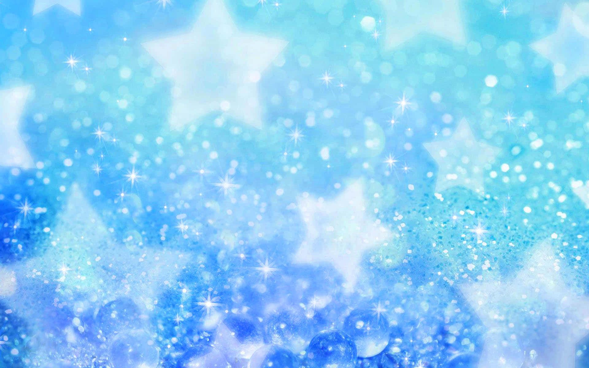 1920x1200 Download Blue Sparkle on a Shiny Background