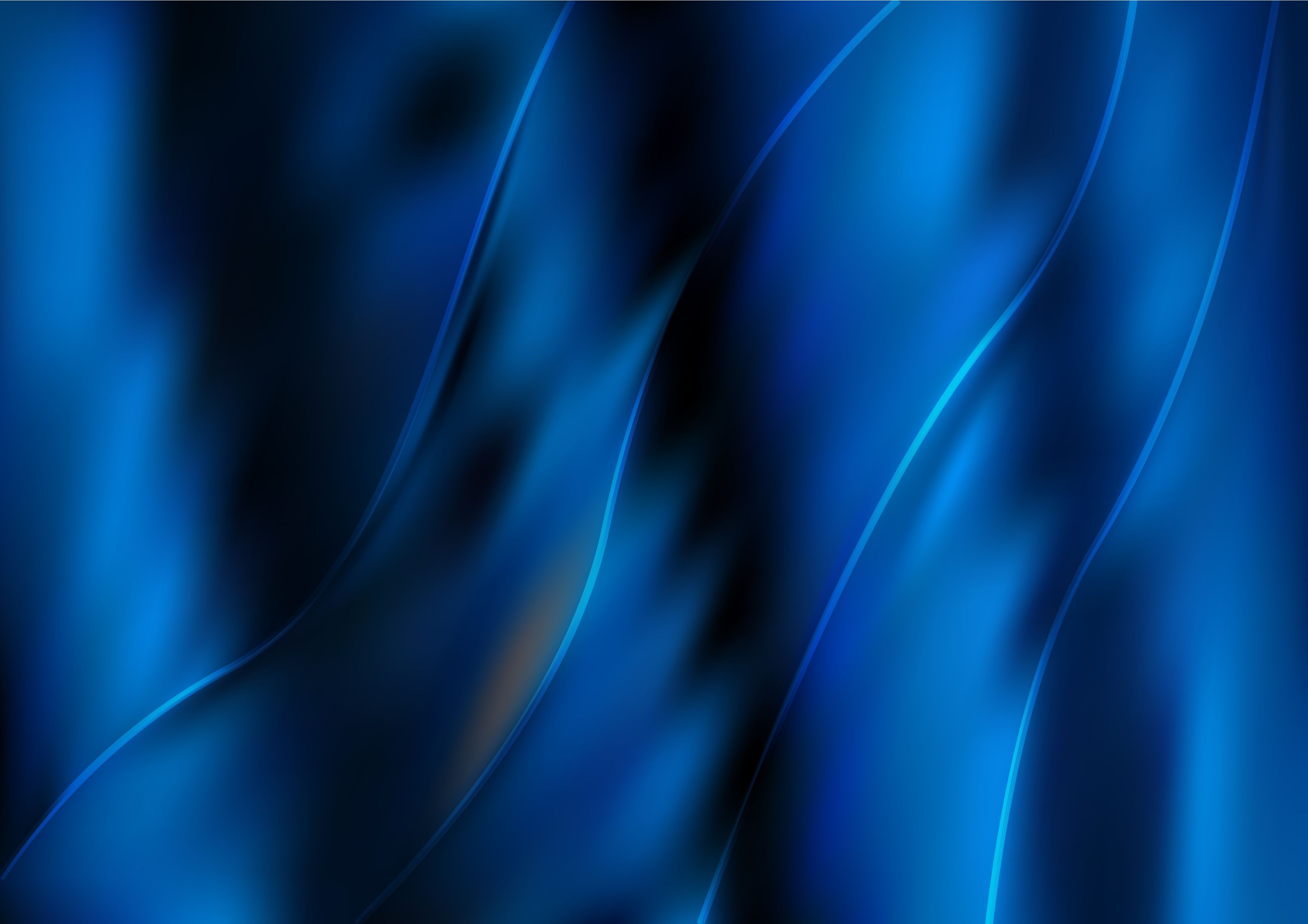 3508x2480 Abstract Blue Wave Background