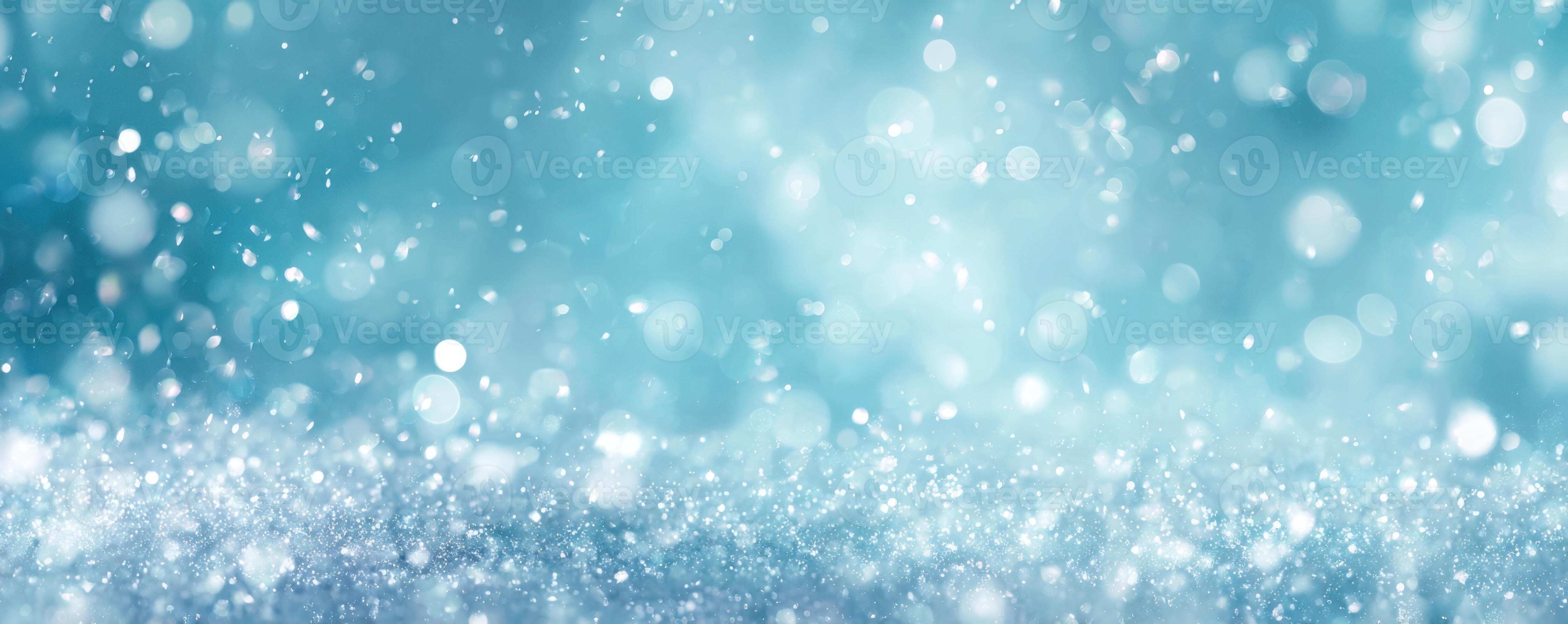 4923x1960 Light blue snowy sparkle glitter blurred background. Glittering ice dust wall. Blank empty textured effect. Creative bright white purple color backdrop. Shiny snow banner ads, gifts wrap, web design. 71815920