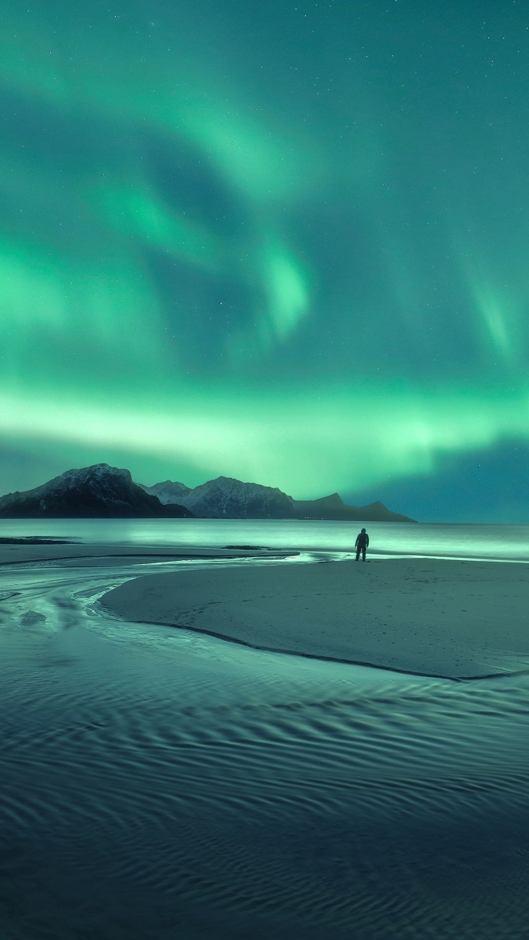 1080x1920 Northern Lights Wallpaper 4K, Aesthetic, Aurora Borealis