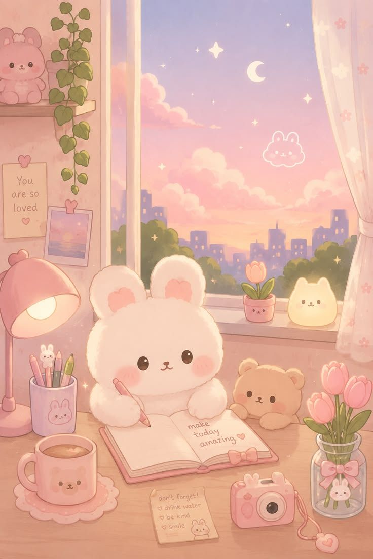 736x1104 Cute Wallpaper. Cute pink wallpaper aesthetic, Cozy background aesthetic wallpaper, Cute image