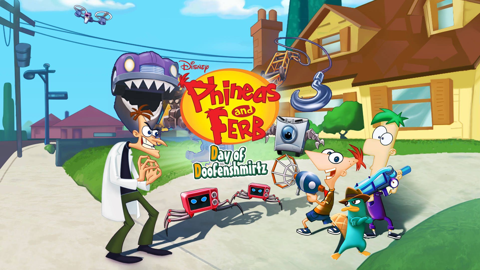 1923x1082 Download Phineas And Ferb Doofenshmirtz Day Wallpaper