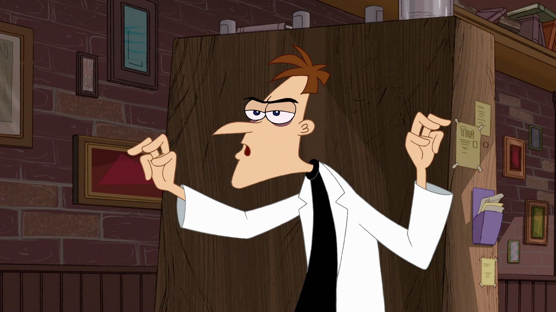 1920x1080 Dr. Doofenshmirtz Quotes Blank Template
