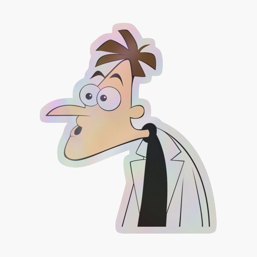 1000x1000 Dr. Heinz Doofenshmirtz Spiral Notebook