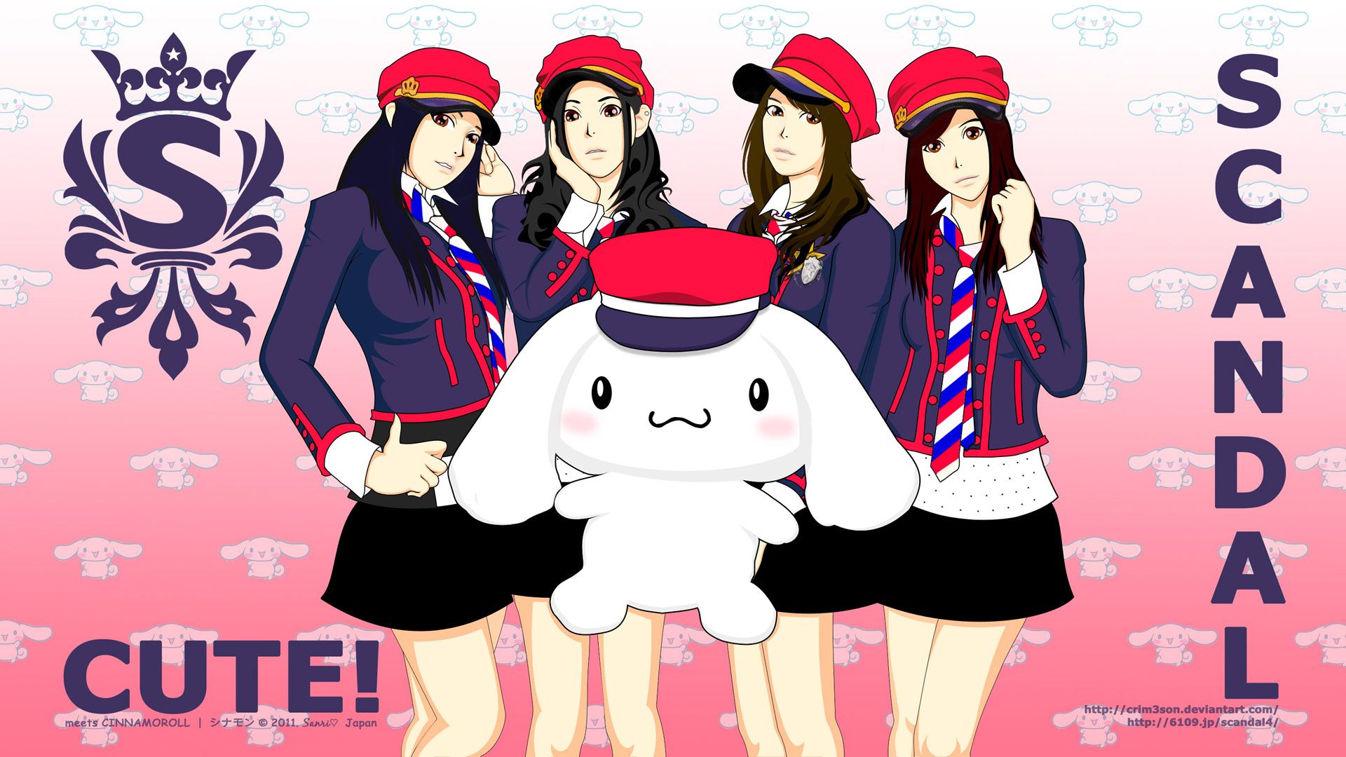 1920x1080 Scandal Music Vibes HD Wallpaper: Bold and Stylish Girl Band Showcasex1600