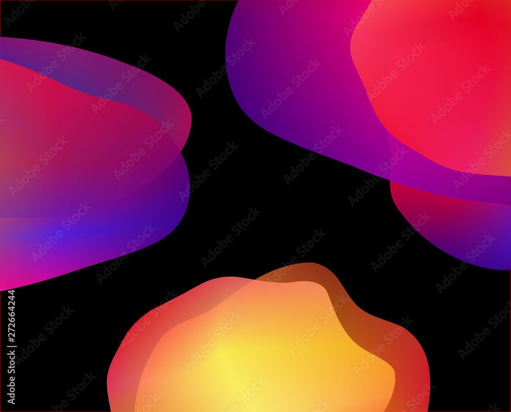 1000x807 Newest iPhone wallpaper IOS 13 abstract design style Stock Illustration