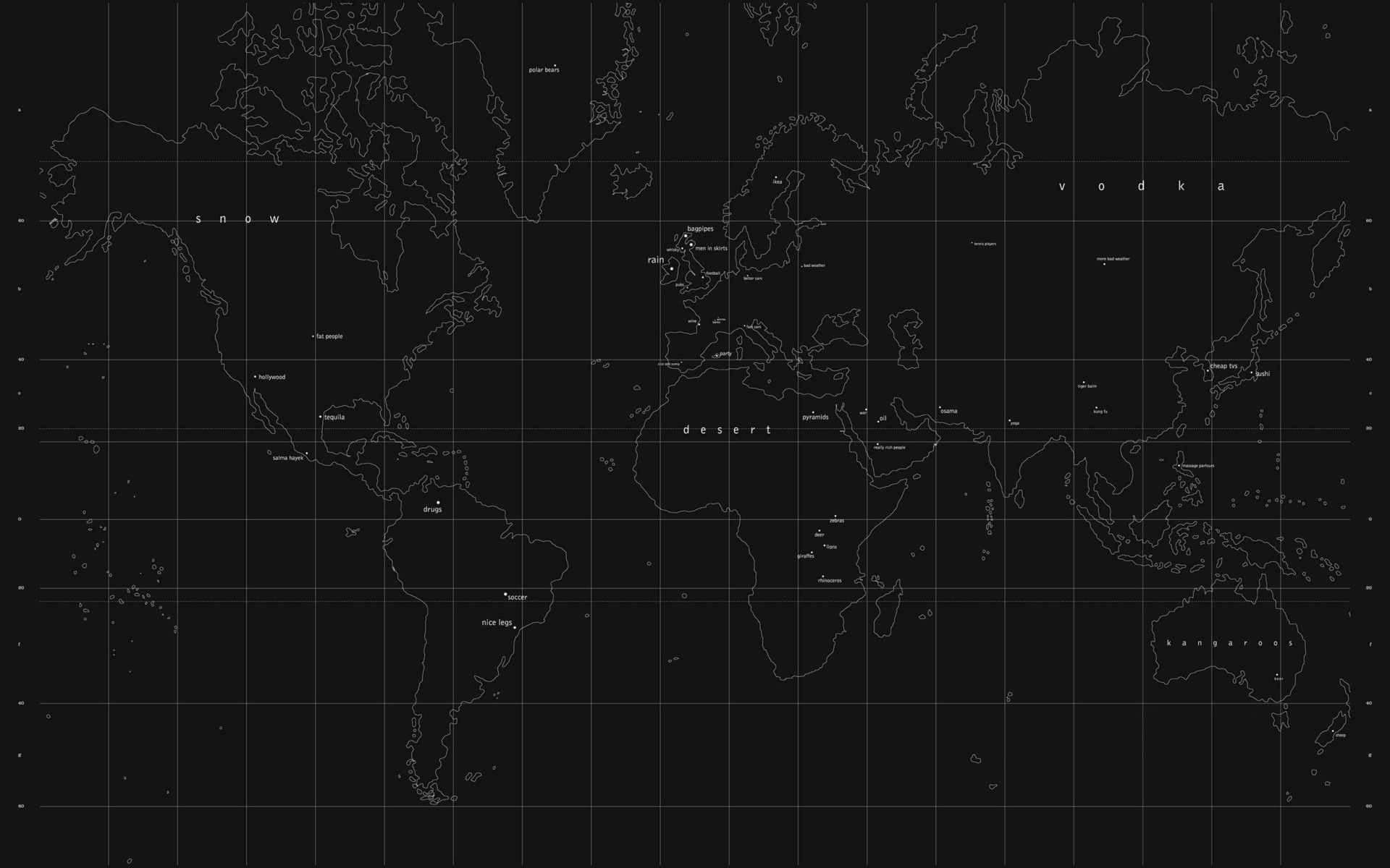 1920x1200 Time Zone Wallpaper