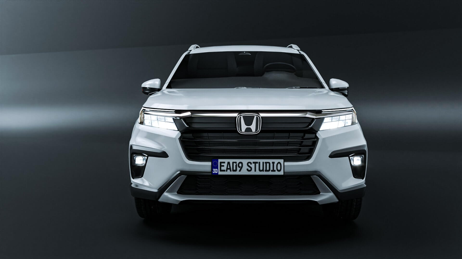 1920x1080 Honda BR V 3D Model