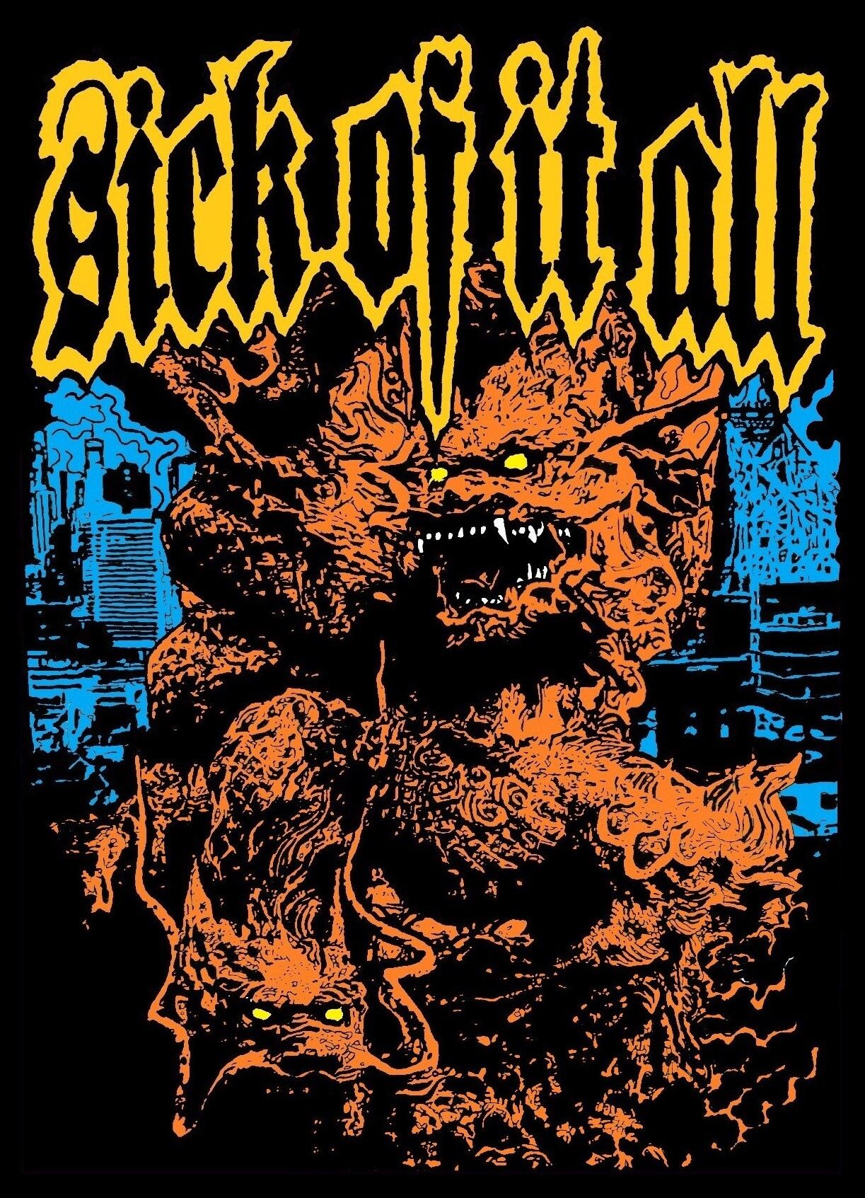 1223x1693 Sick Of It All (black)