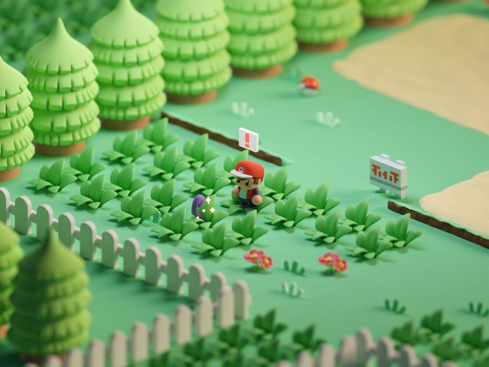 1600x1200 Pokemon FireRed LeafGreen (Fan Art)