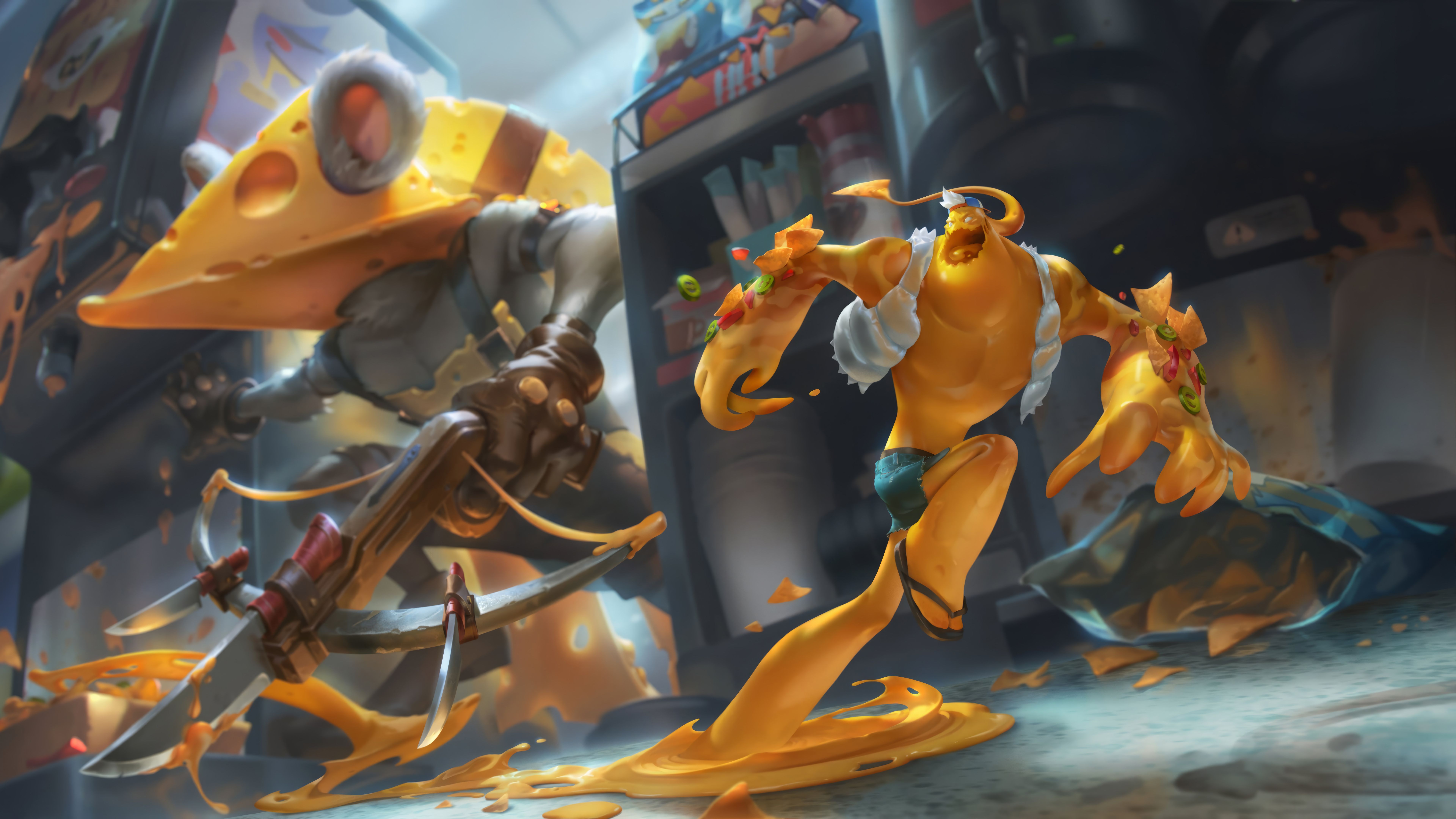 7680x4320 Zac League of Legends HD Wallpaper