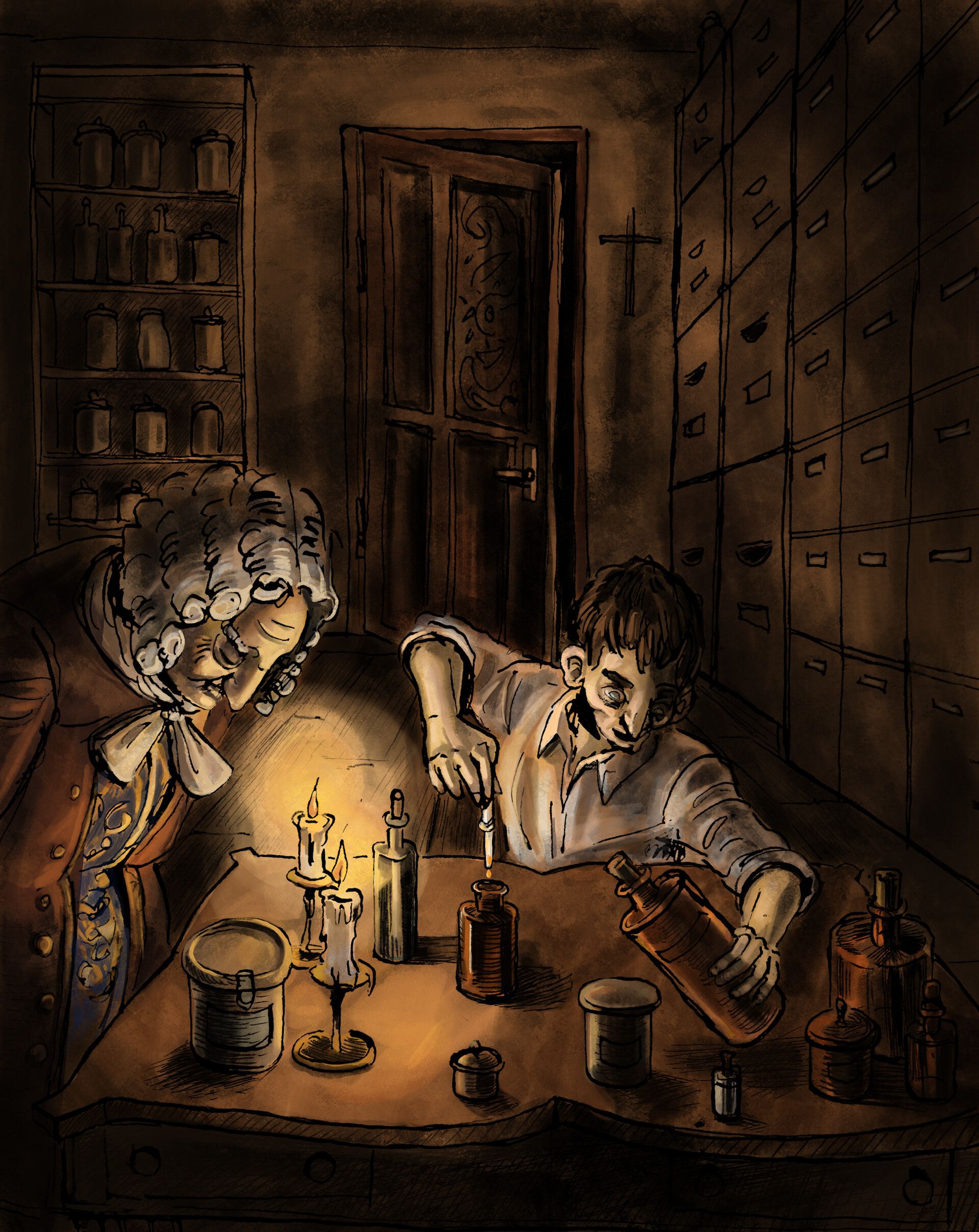 1920x2417 Perfume: The Story of a Murderer book illustration