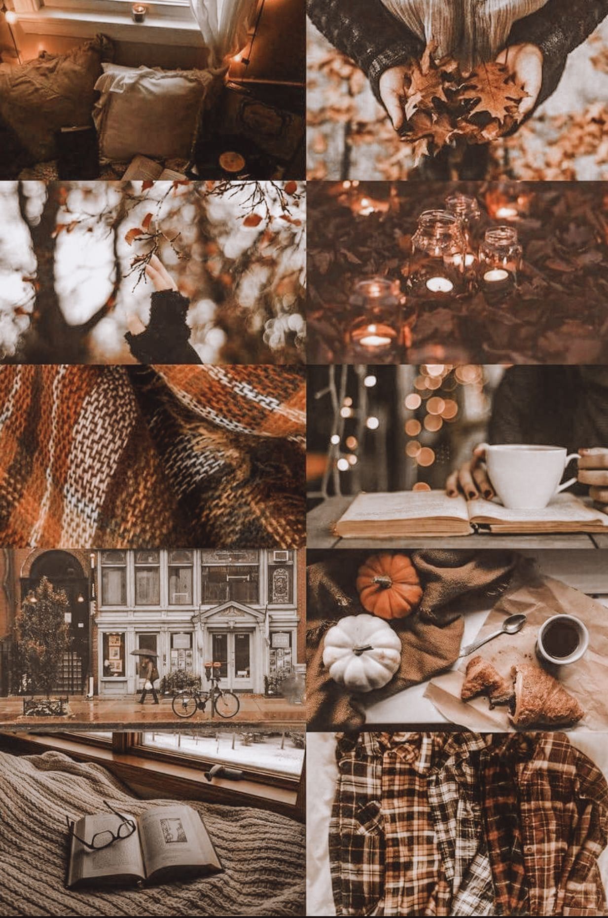 1233x1860 Autumn Cottagecore Wallpaper