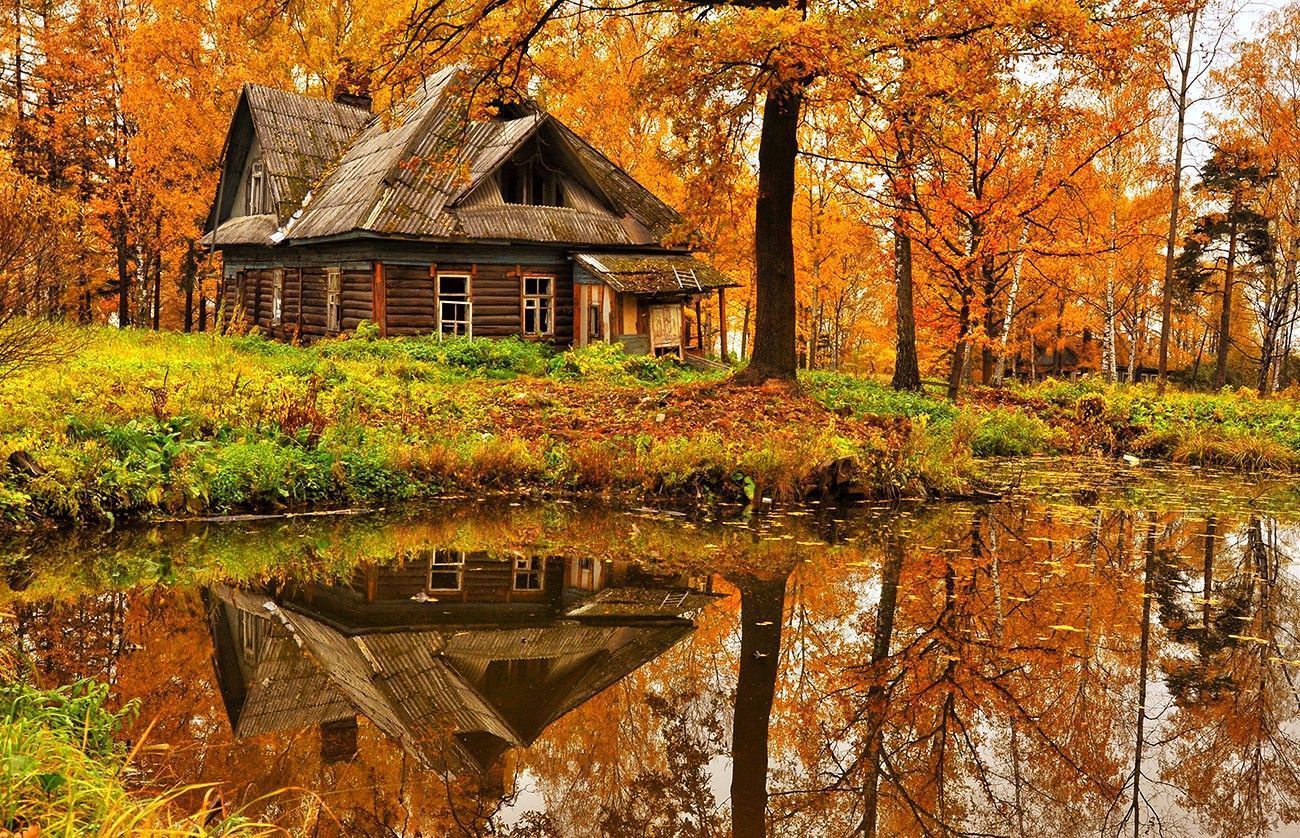 1300x838 Autumn Cottagecore Wallpaper
