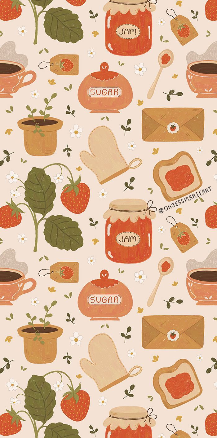 700x1414 Autumnal Cottage Core Phone Wallpaper