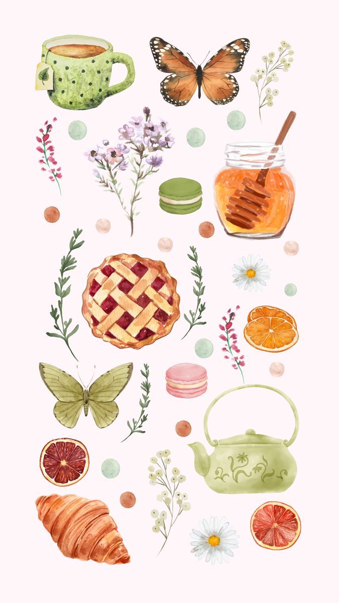 675x1200 Autumn Whimsy: Cozy Cottagecore Wallpaper Collection