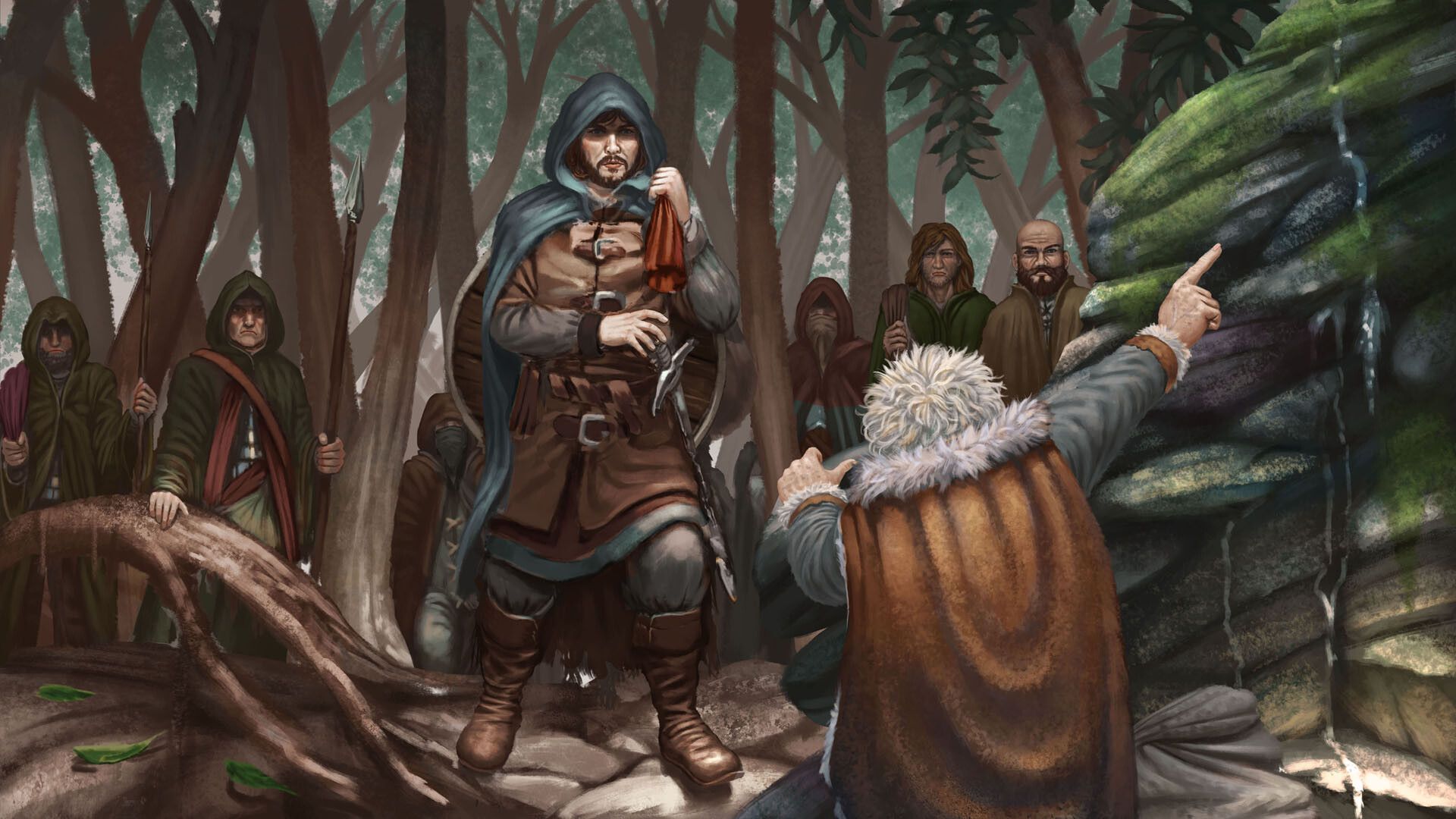1920x1080 The Children of Húrin fan art, work in progress Rûdh environment concepts