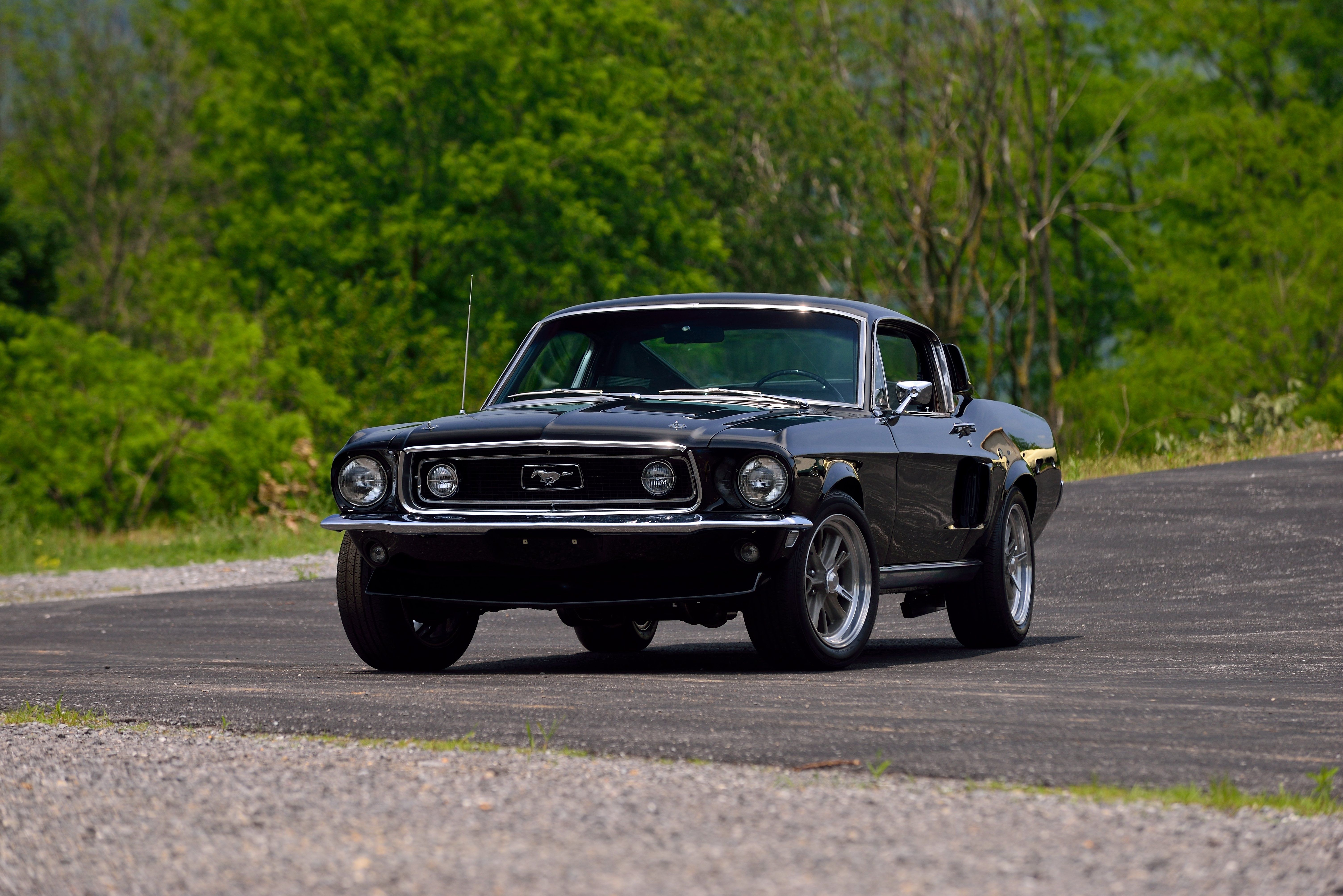 6016x4016 Ford, Mustang, Gt, Fastback, Muscle, Resto, Mod, Street, Rod, Streetrod, Cruiser, Black, Usa, 01 Wallpaper HD / Desktop and Mobile Background