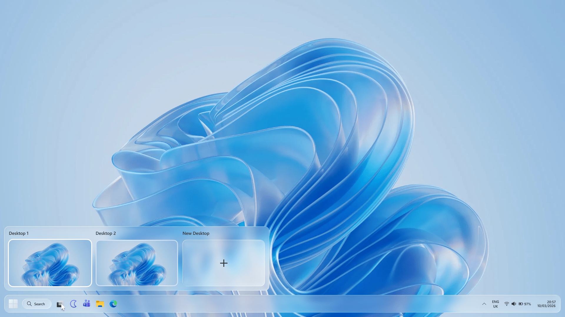 1920x1080 I Remixed U Away Falcon2762's Liquid Glass Styled Windows Concept : R Windows_Redesign
