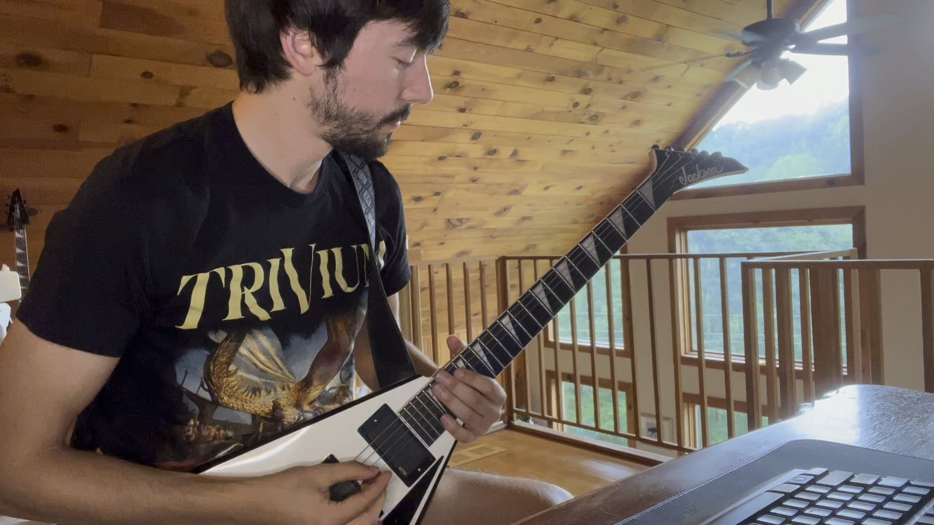 1920x1080 Jamming Matt Heafy’s solo from Shattering the Skies Above