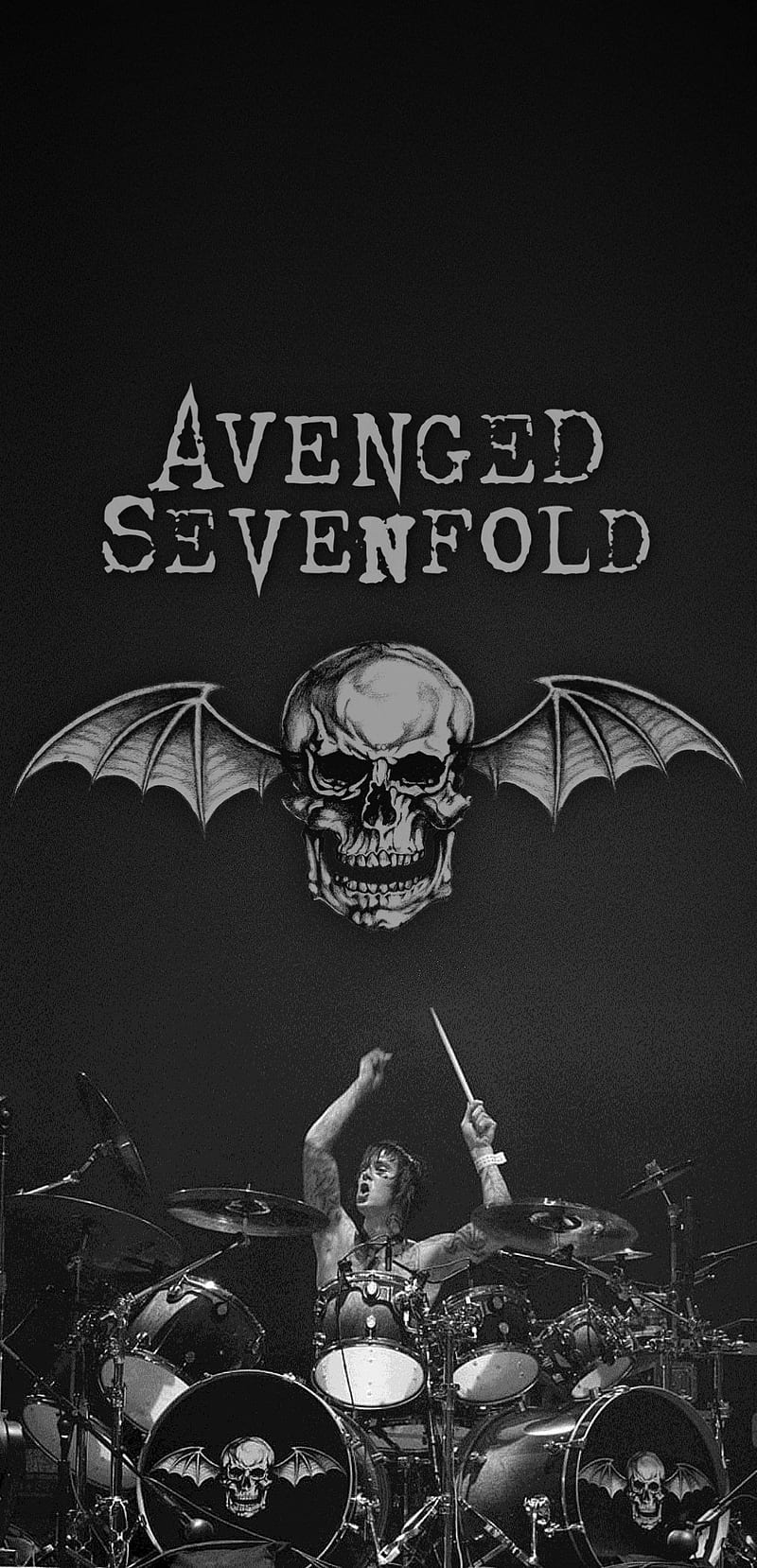 800x1658 Avenged Sevenfold, a7x, avenged sevenfold, drum, drums, siempre, jimmy, rock, HD phone wallpaper