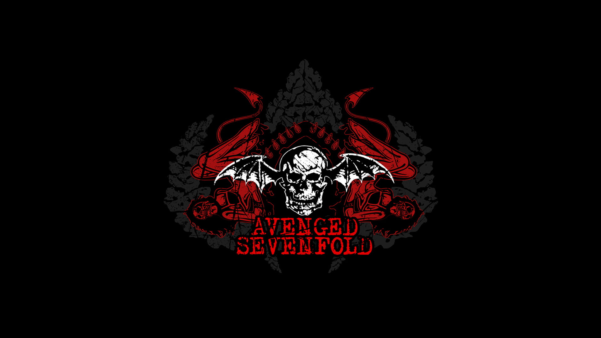 1920x1080 Free download. HD wallpaper: Avenged Sevenfold logo, rock, a7x, hard rock, heavy metal, vector