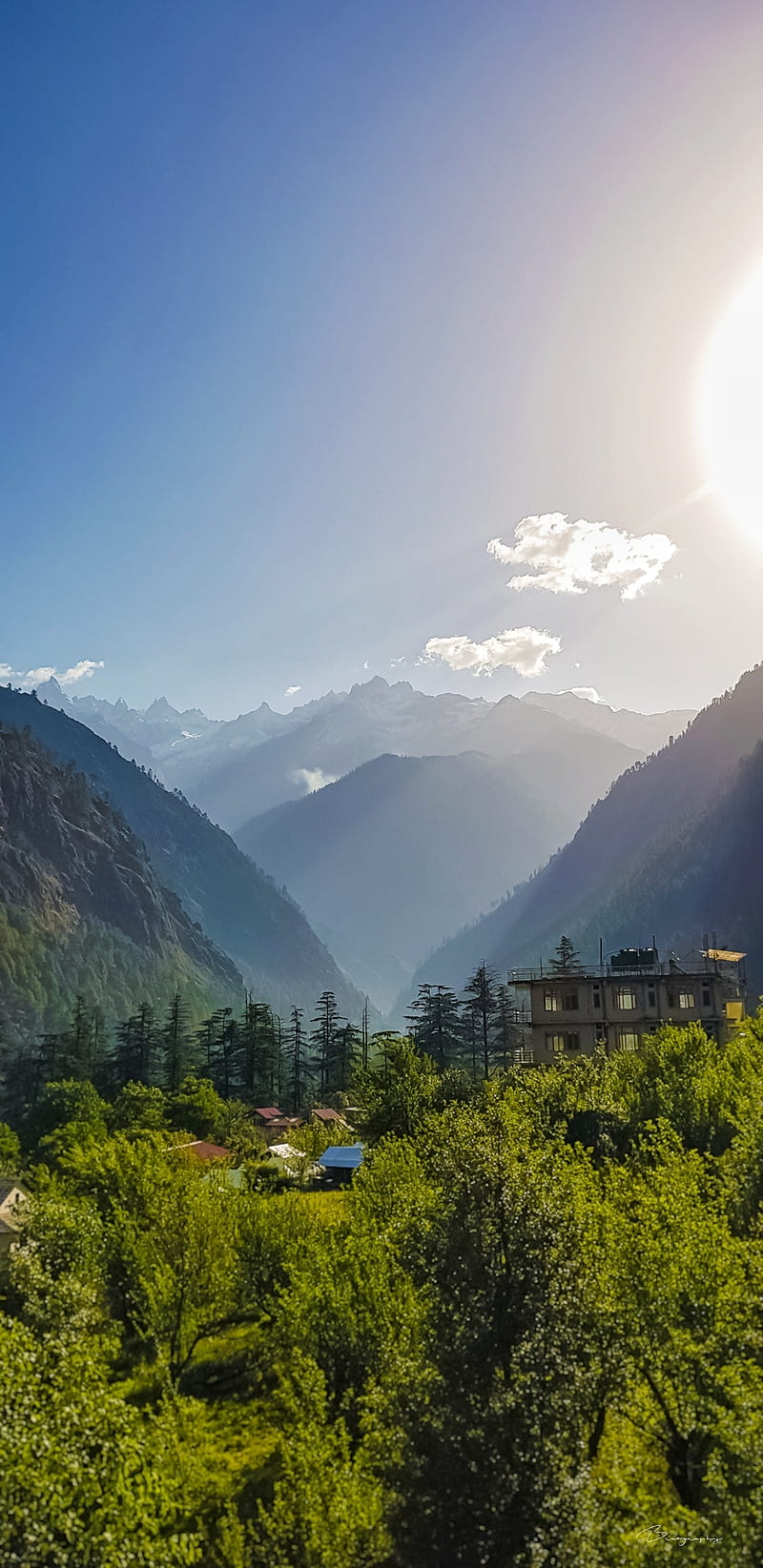 800x1645 Landscape, himachal, kasol, mountains, nature, HD phone wallpaper