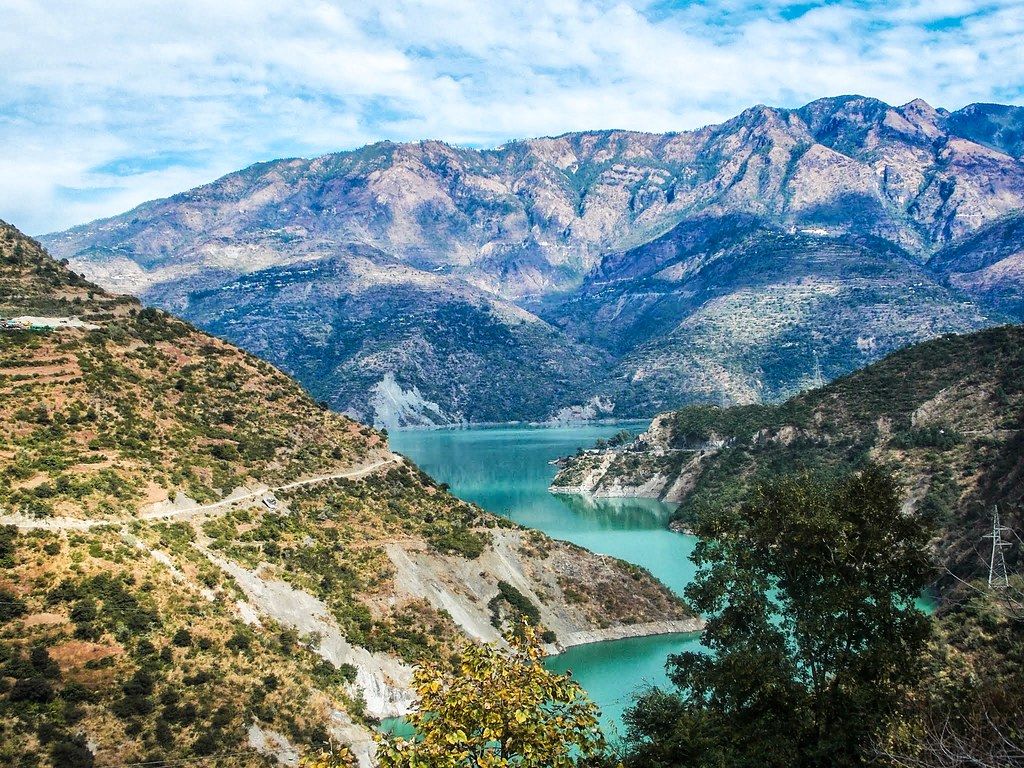 1024x768 Tehri Dam, Uttarakhand, India. Tehri Dam, Uttarakhand, Indi