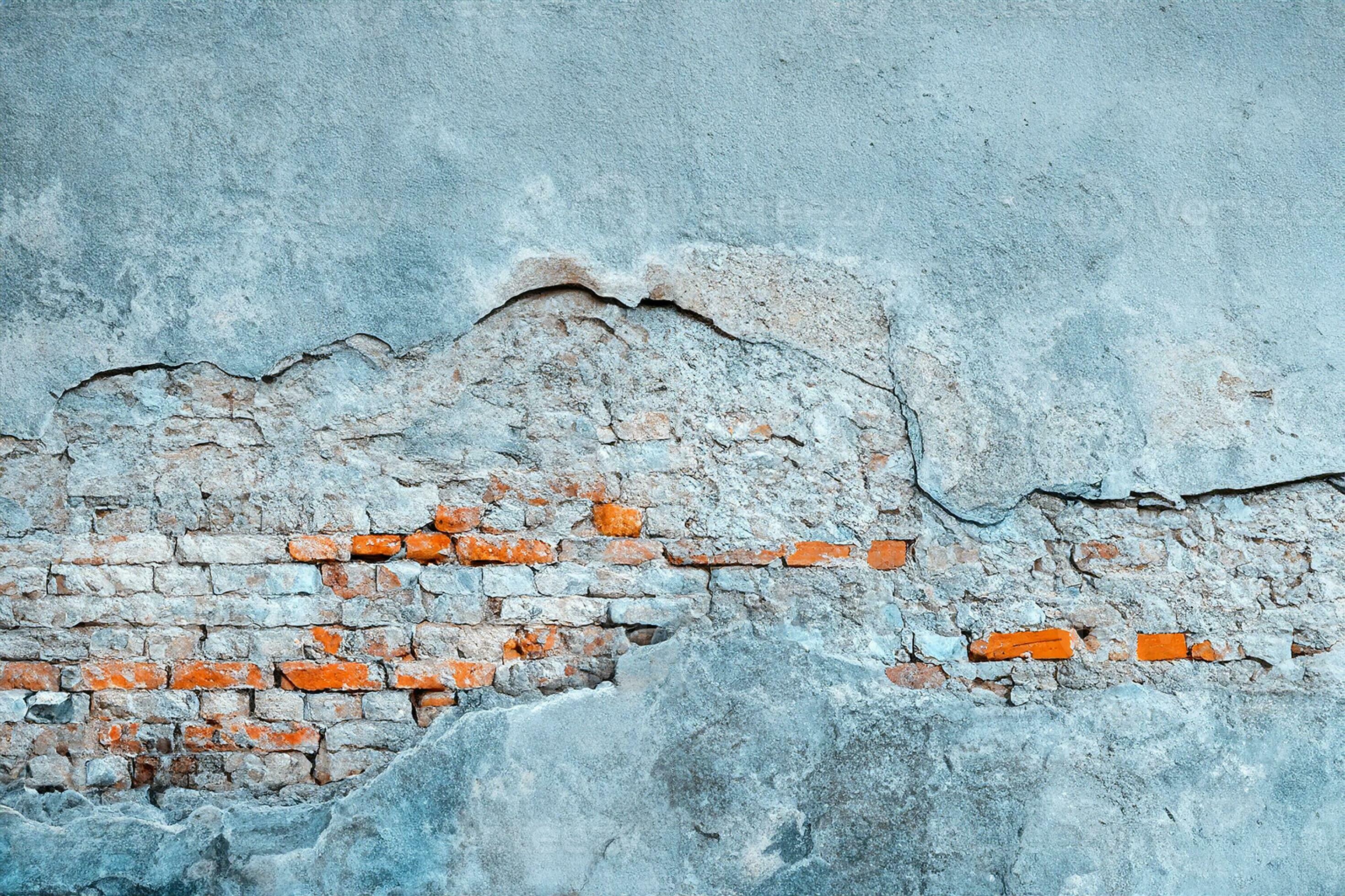 2940x1960 Peeling wallpaper. Old rough stone on cement pattern wall background. Vintage grunge plaster or concrete stucco surface. Natural material abstract structure backdrop