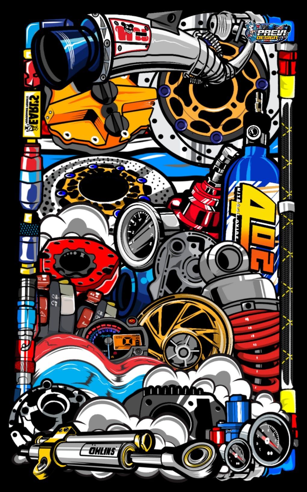 1020x1632 Ohlins Wallpaper