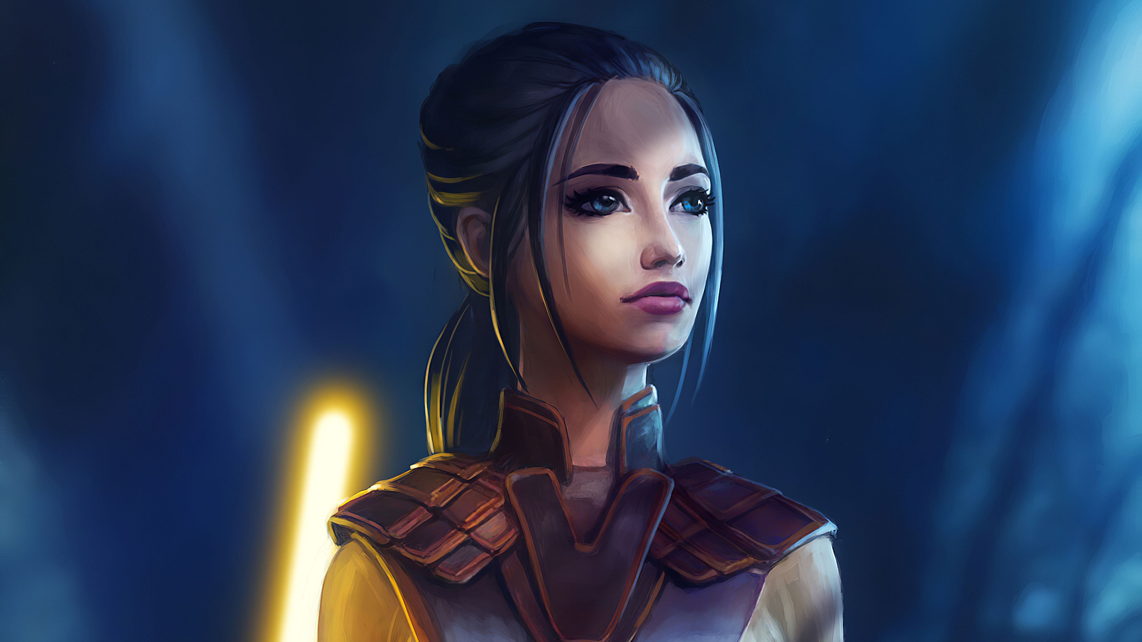 3840x2160 Bastila Shan Warrior Girl 4k Wallpaper, HD Artist Wallpaper, 4k Wallpaper, Image, Background, Photos and Picture