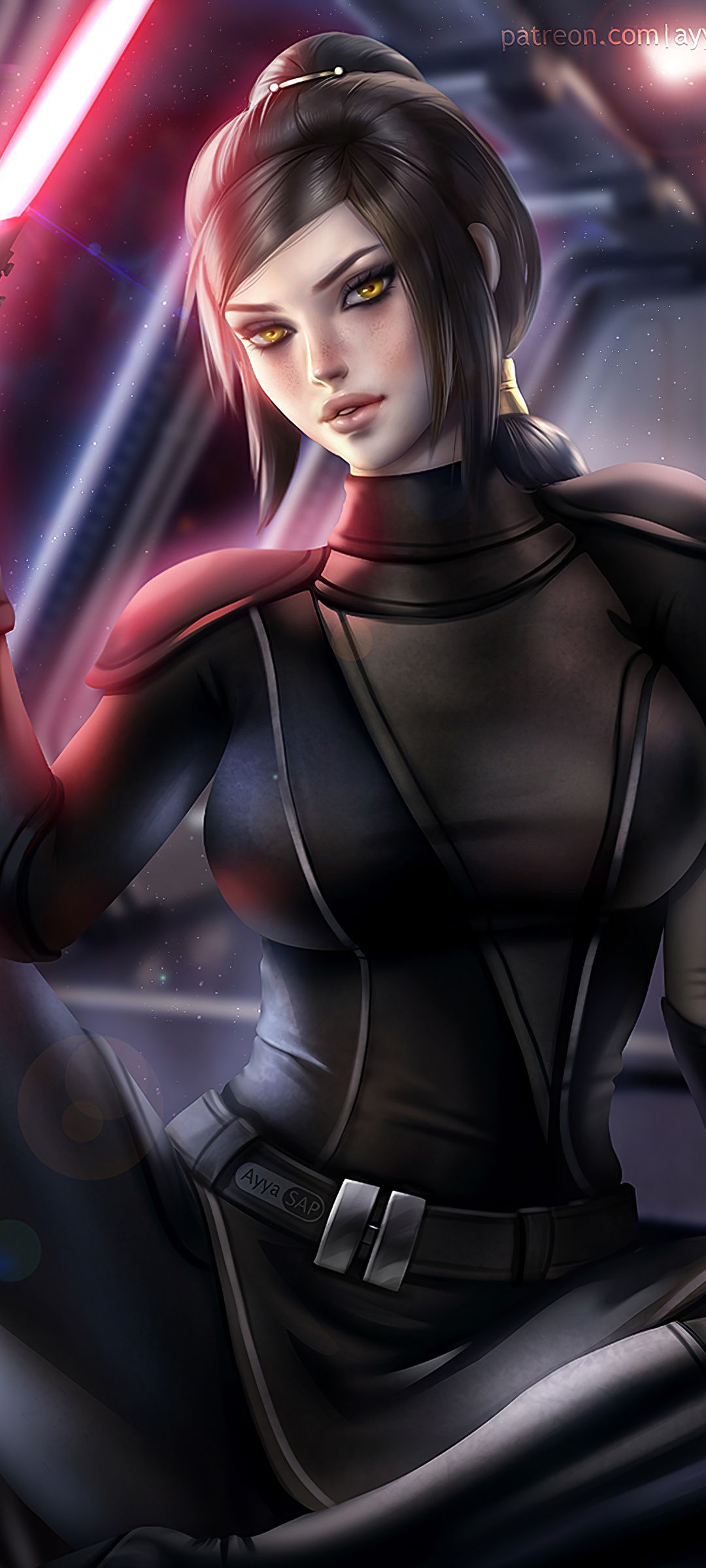 1080x2400 Bastila Shan Fallen Star Wars Galaxy Of Heroes Google Pixel 7 , HD 4k Wallpaper, Image, Background, Photos and Picture