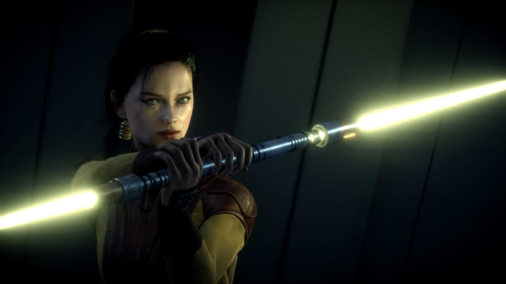 1920x1080 Bastila Mod In Battlefront II. Capturing These Models Is Getting Me Hyped For The Re Make's Graphics
