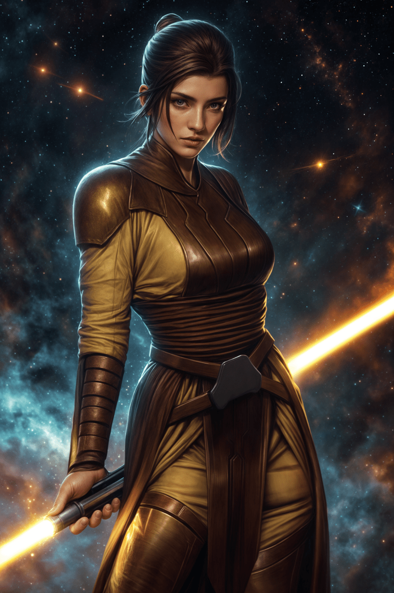 798x1200 BASTILA SHAN Fine Art Print 13x19 Limited 1 30 Star Wars Knights Old Republic