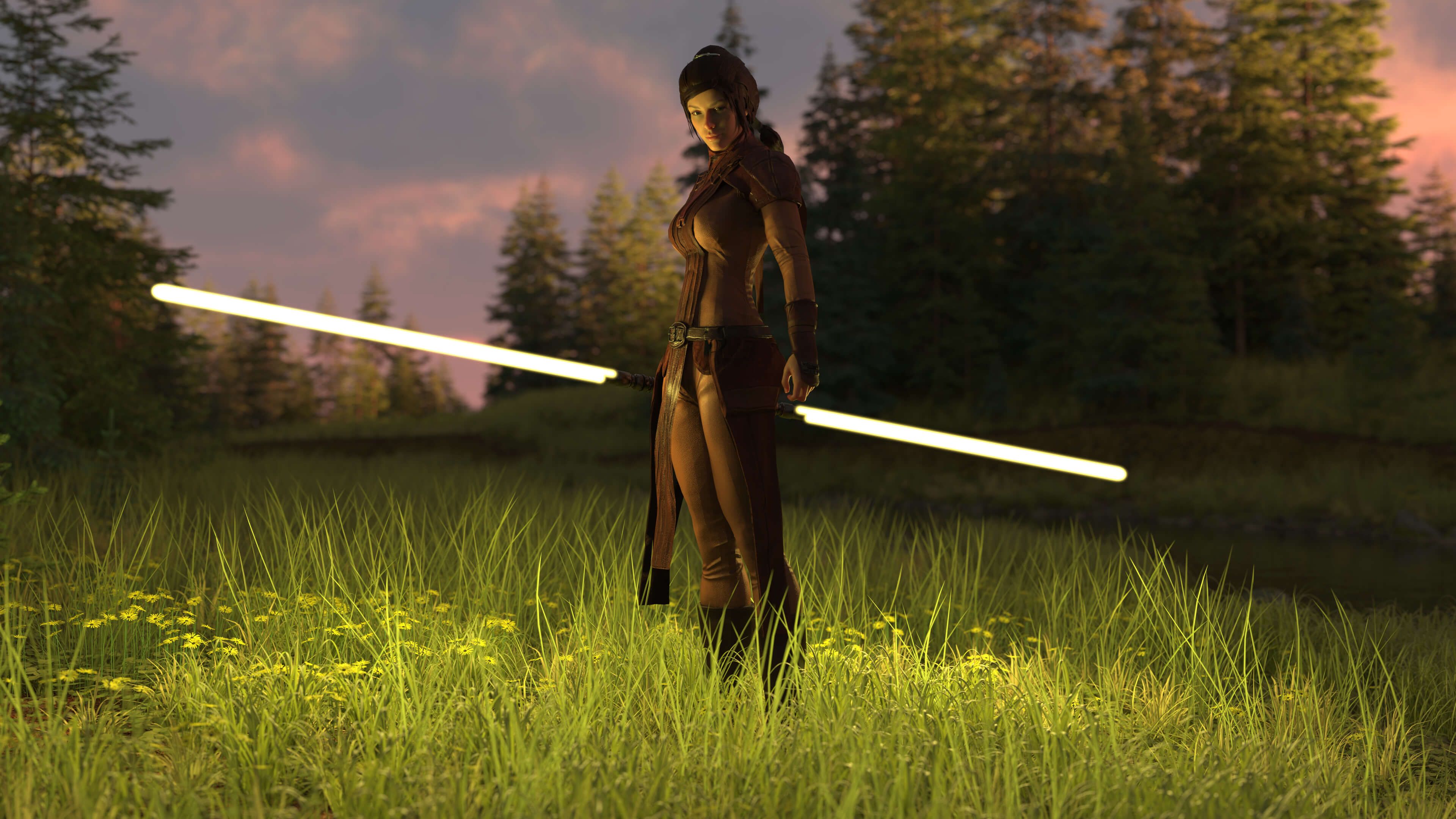 3840x2160 Bastila Shan for Genesis 8 Female