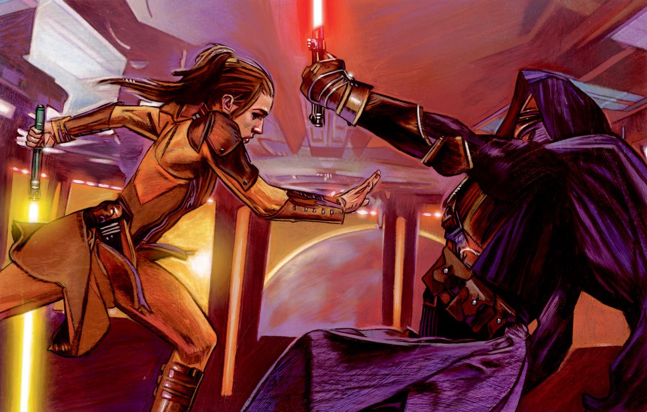 1280x815 Revan, Bastila, Malak vs Vader, Strakiller