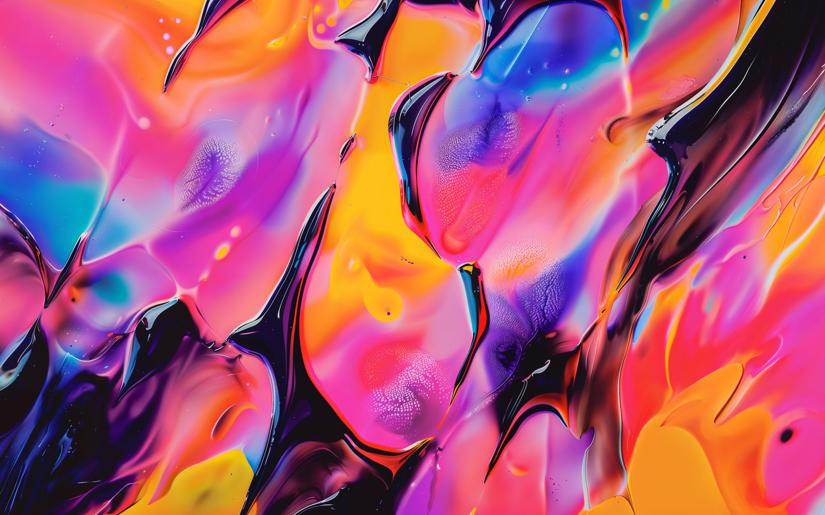 2880x1800 Fluid art Wallpaper 4K, Colorful abstract, 5K