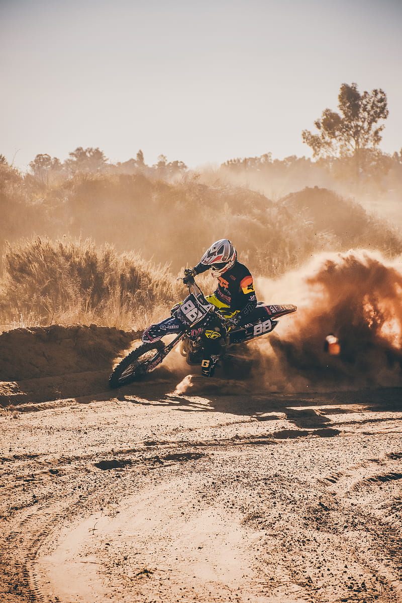 800x1200 HD offroad motorcycle wallpaper