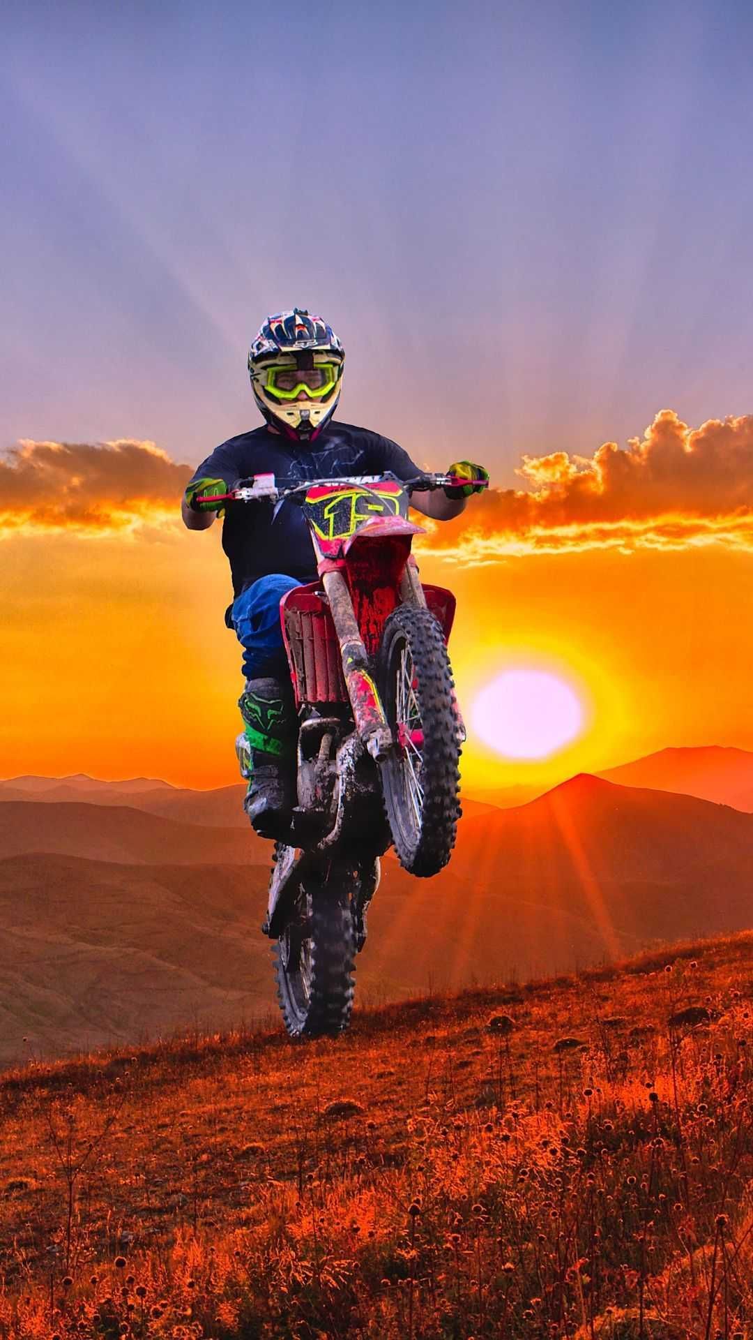 1080x1920 iPhone Dirt Bike Wallpaper