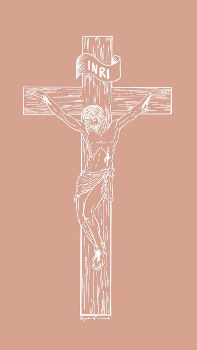 675x1200 Simple jesus on the cross. Catholic lent wallpaper aesthetic, Wallpaper jesus, A crucifix