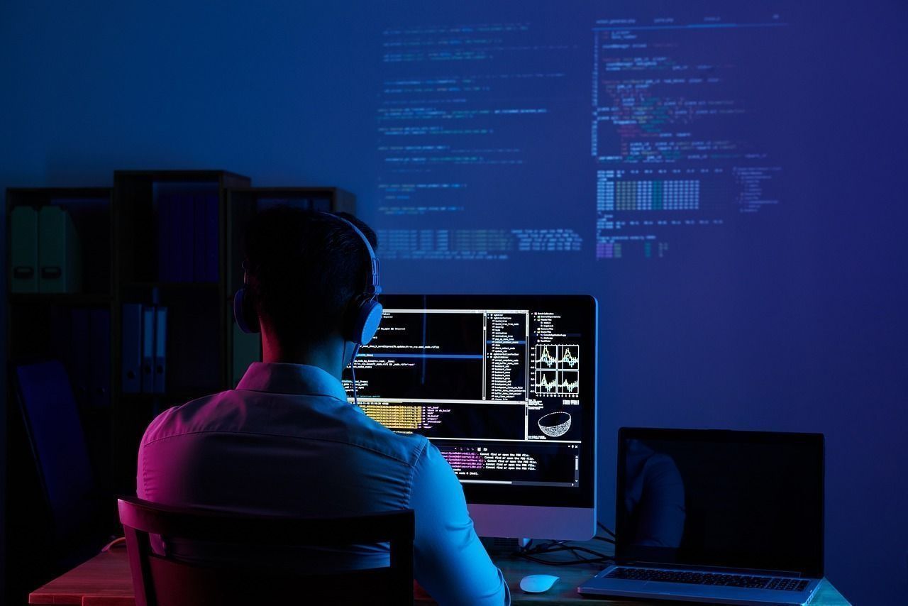 1280x854 Boy Programmer Wallpaper