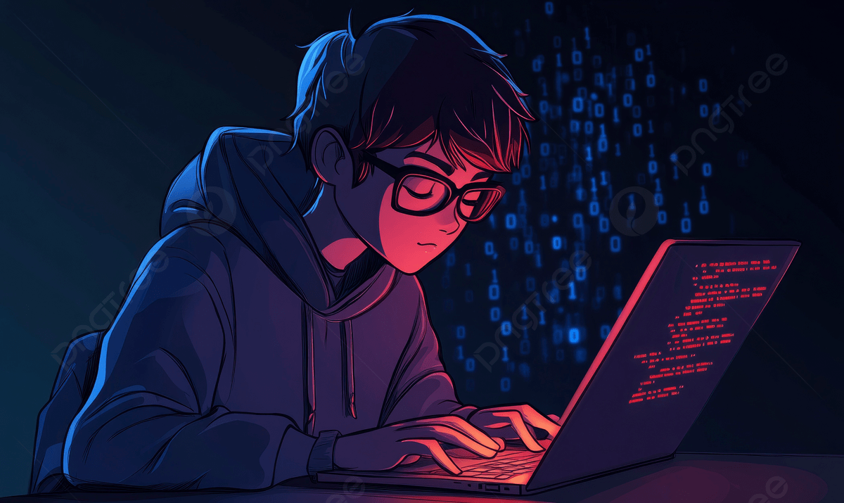 1200x715 Coding Cartoon Background Image, HD Picture and Wallpaper For Free Download
