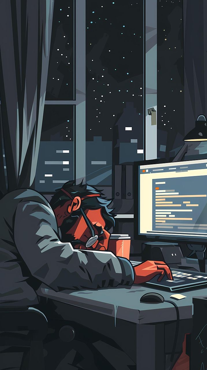 717x1280 Download Developer Programmer Coding. Royalty Free Stock Illustration Image
