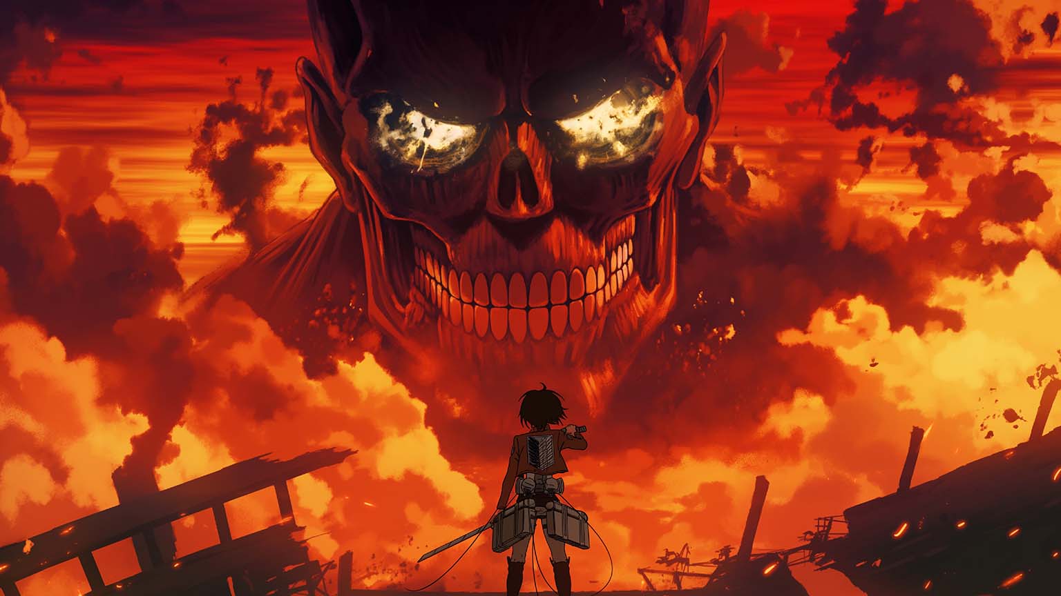 1536x864 Attack On Titan HD Desktop Wallpaper