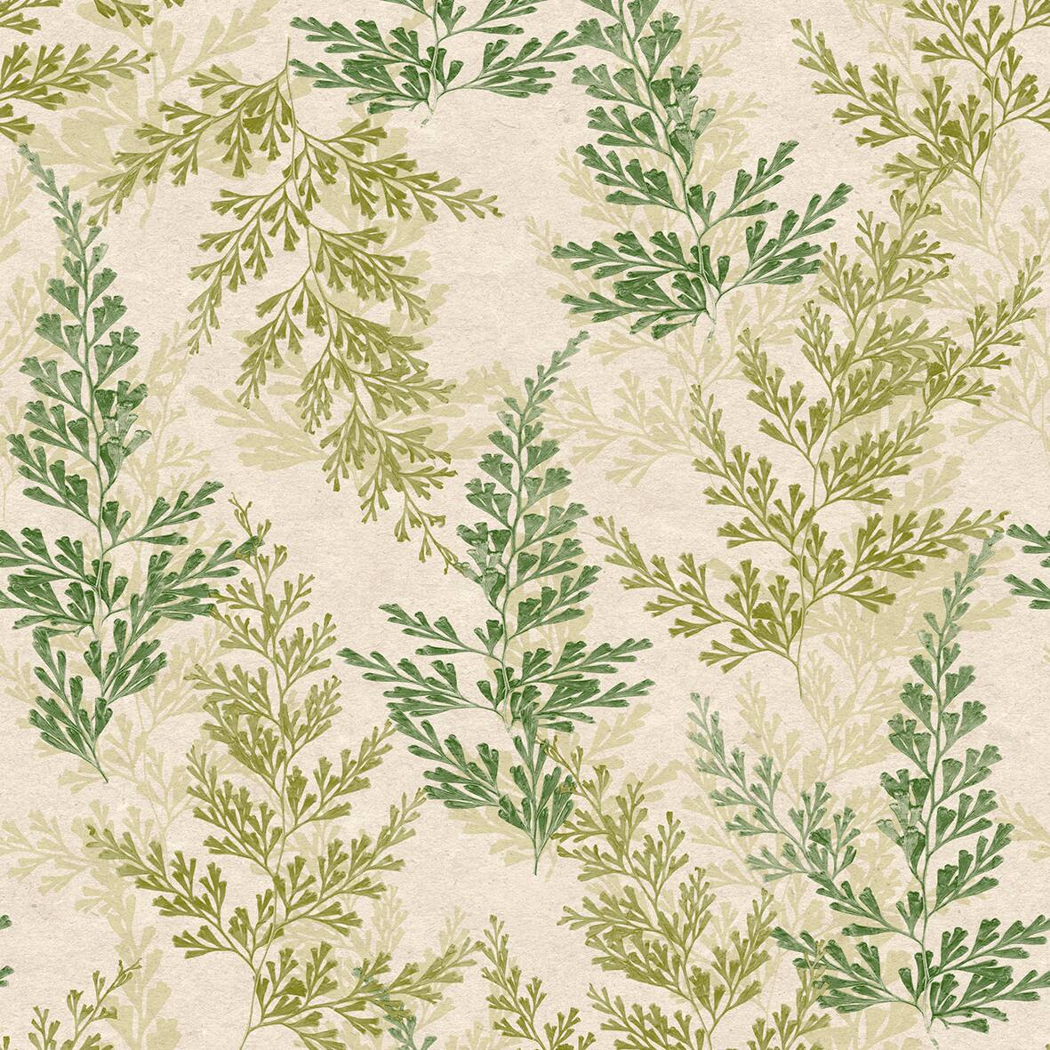 1181x1181 Veer Decor Wild Herbs Watercress Green Wallpaper
