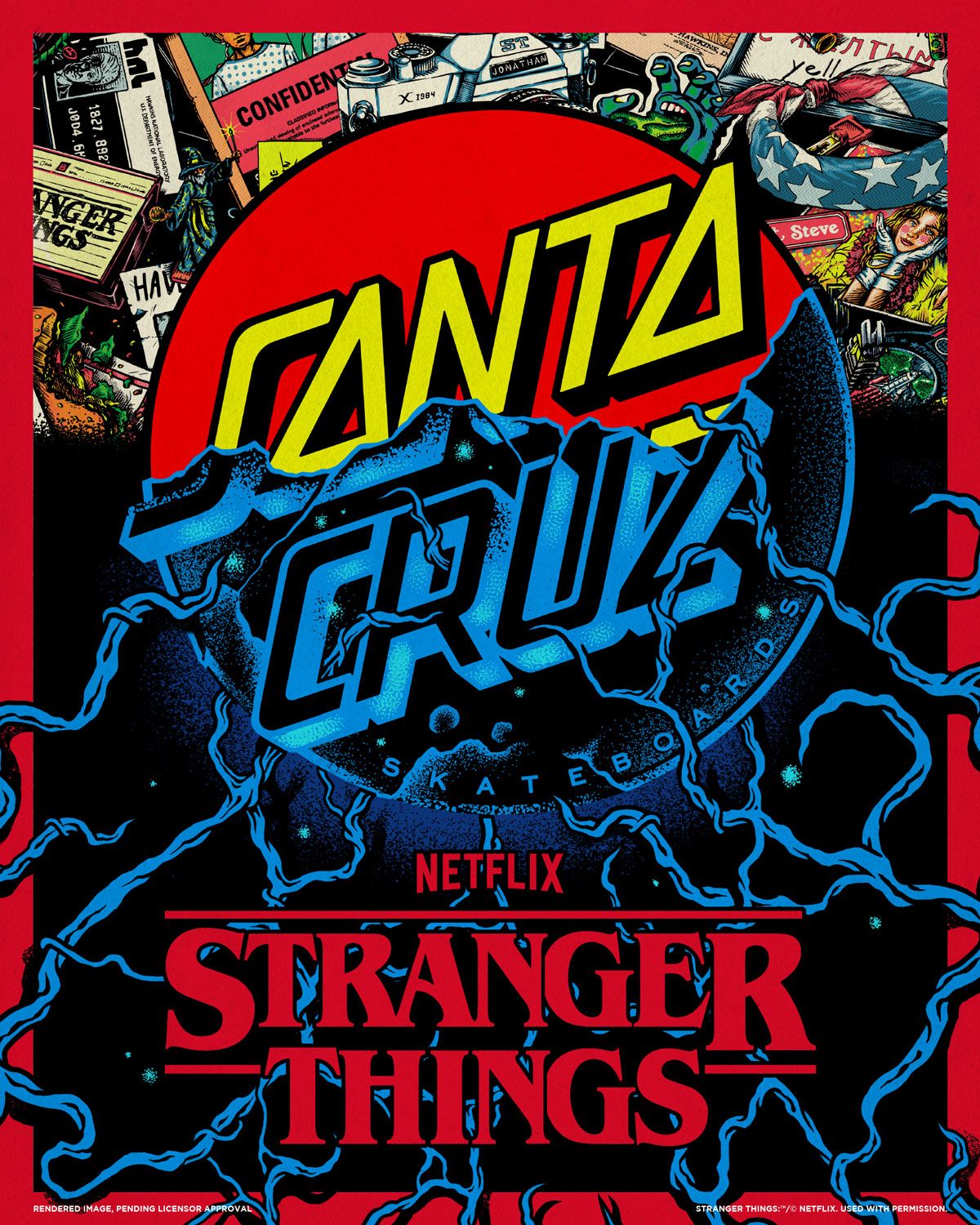 1200x1500 Santa Cruz Skateboards. Stranger Things 2022